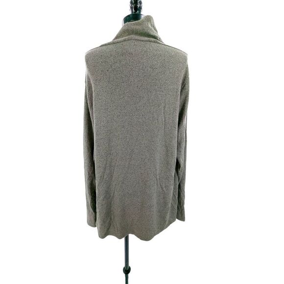 Collection by Bobeau Women One Button Drape Knit Wrap Cardigan Gray Size Large - Picture 5 of 10